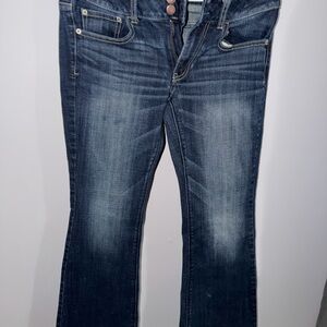 American Eagle Outfitters Dark Blue Boot Cut Jeans